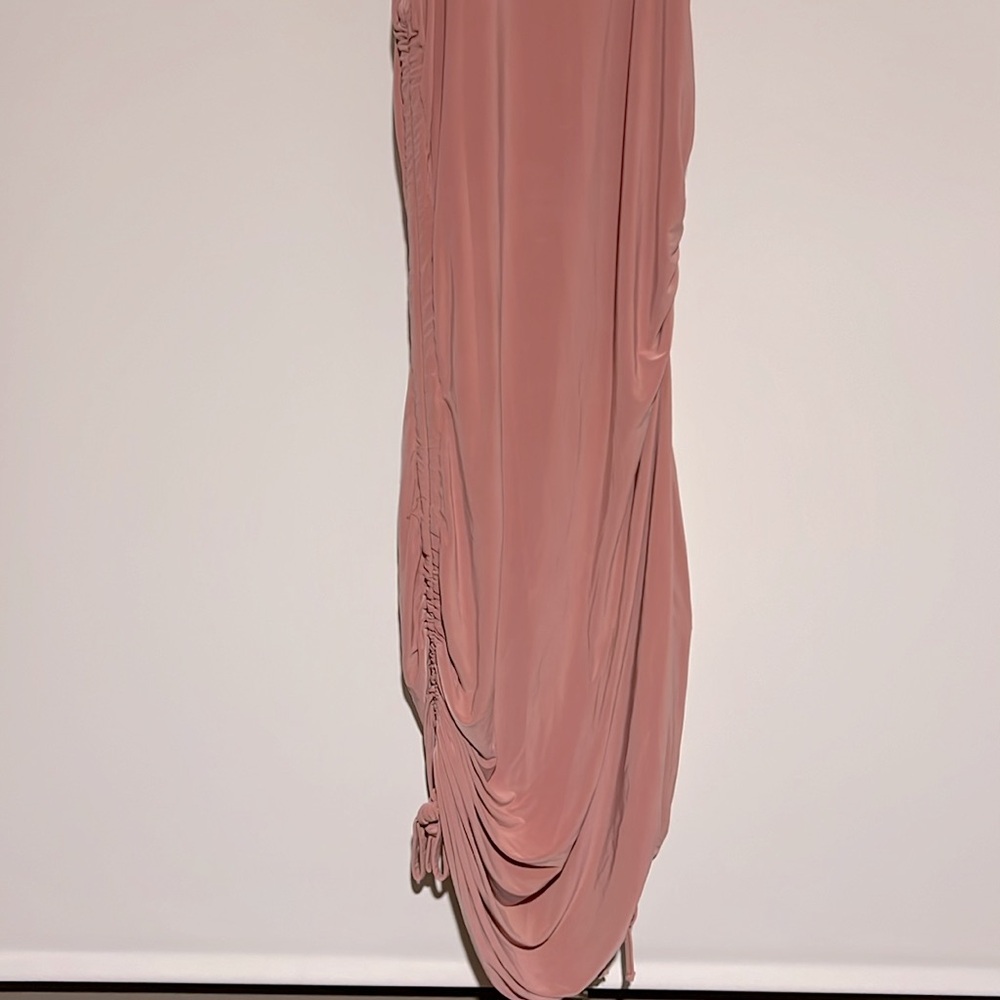 Missguided High Neck Ruched Dress - Picture 6 of 9